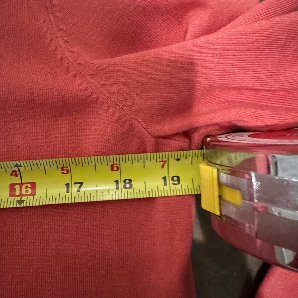 Chico’s Soft Orange Turtleneck Sweater Size 1 (M) - Picture 11 of 13